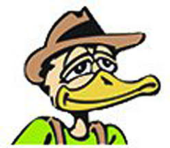 Dr. Duck - green shirt, light brown hat